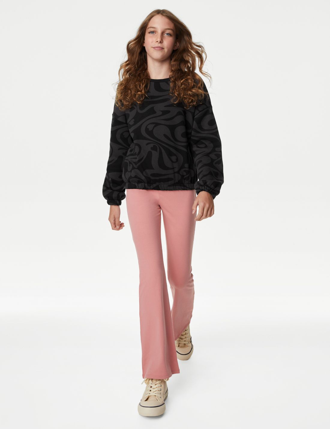 Regular Fit Yuvarlak Yaka Sweatshirt (6-16 Yaş)