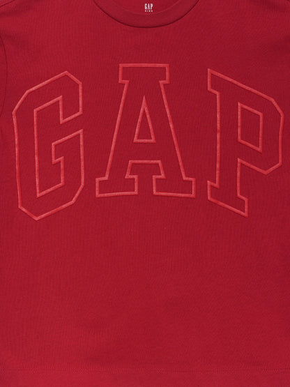 Kırmızı Arch Logo T-shirt