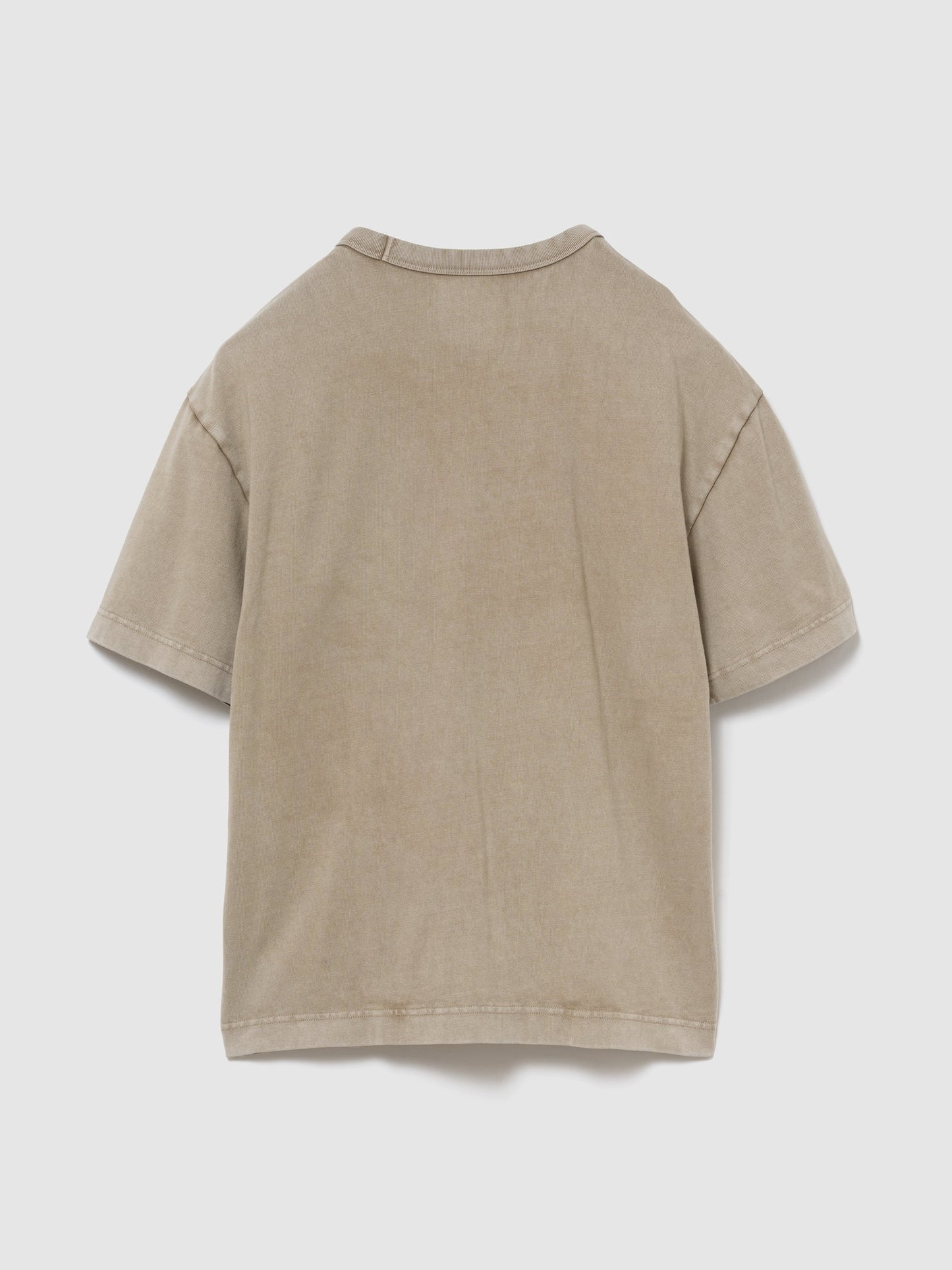 Açık Kahverengi Heavyweight Gap Logo Relaxed Crop T-shirt