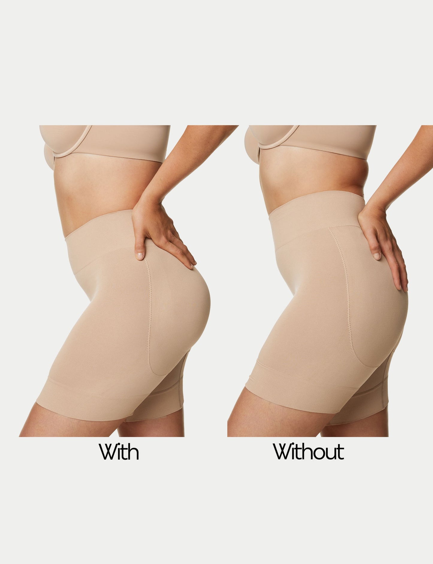 Cool Comfort™ Dikişsiz Kalça Şekillendirici Şort Korse