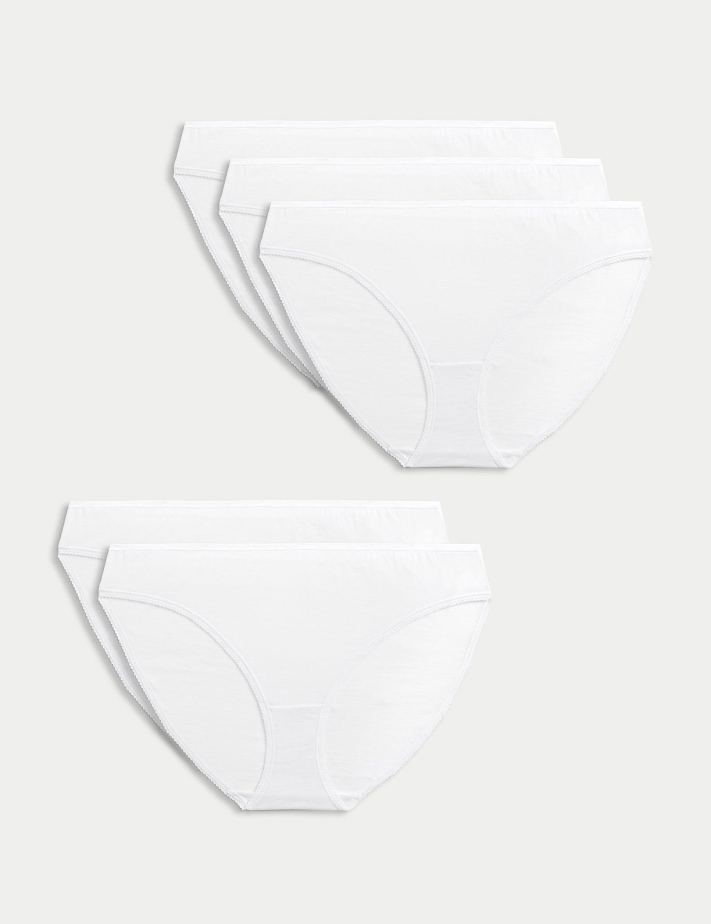 5'li Saf Pamuklu Bikini Külot Seti