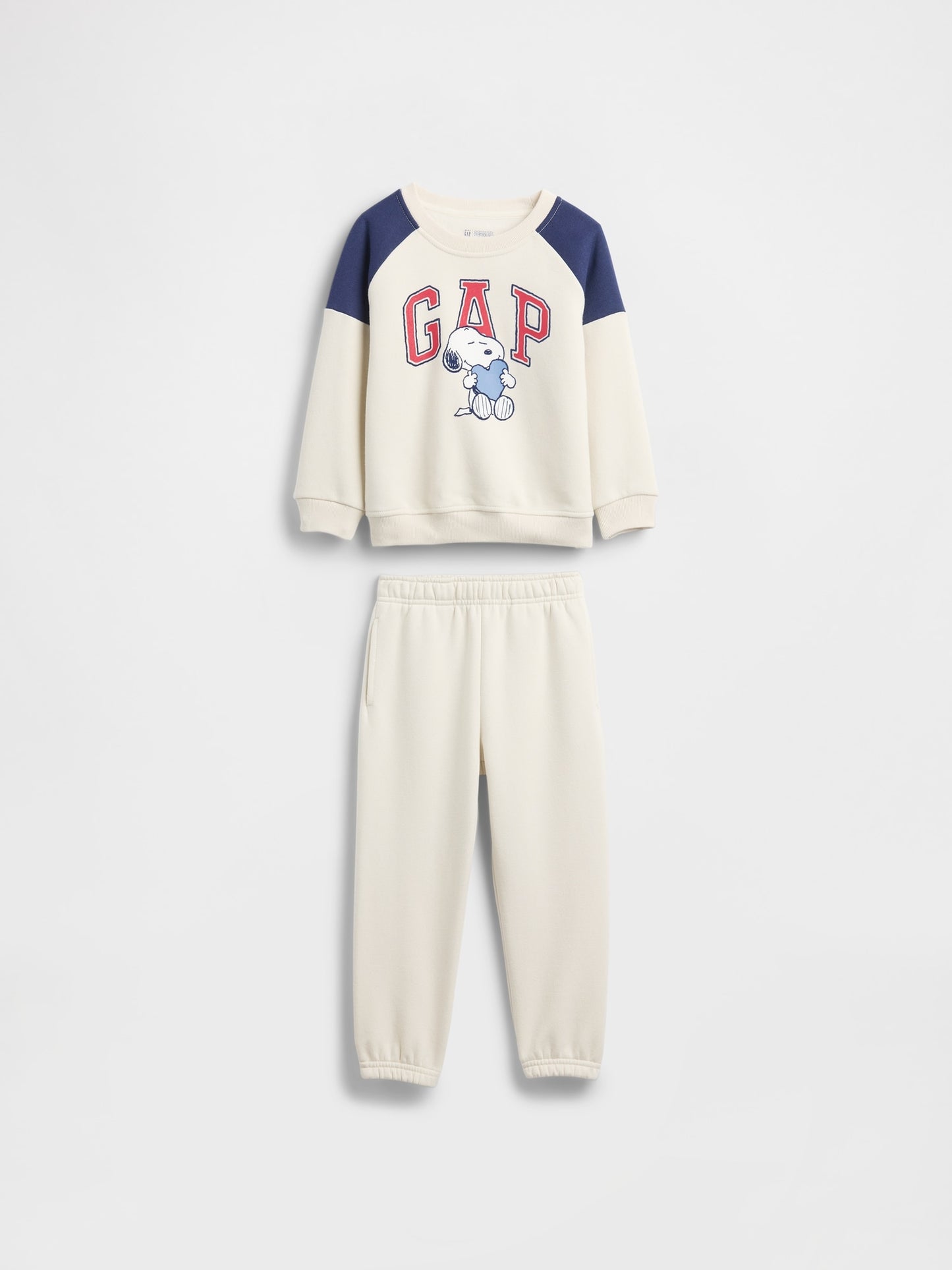 Kırık Beyaz Vintagesoft Peanuts Sweat Set