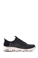 Skechers Kadın Siyah Glide Bağcıklı Kalın Tabanlı Kumaş Sneaker