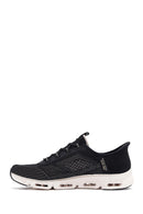 Skechers Kadın Siyah Glide Bağcıklı Kalın Tabanlı Kumaş Sneaker