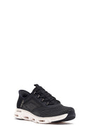 Skechers Kadın Siyah Glide Bağcıklı Kalın Tabanlı Kumaş Sneaker