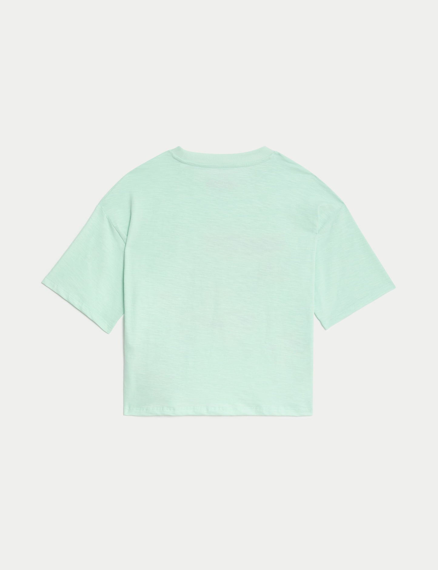Saf Pamuklu Kısa Kollu T-shirt (6-16 Yaş)