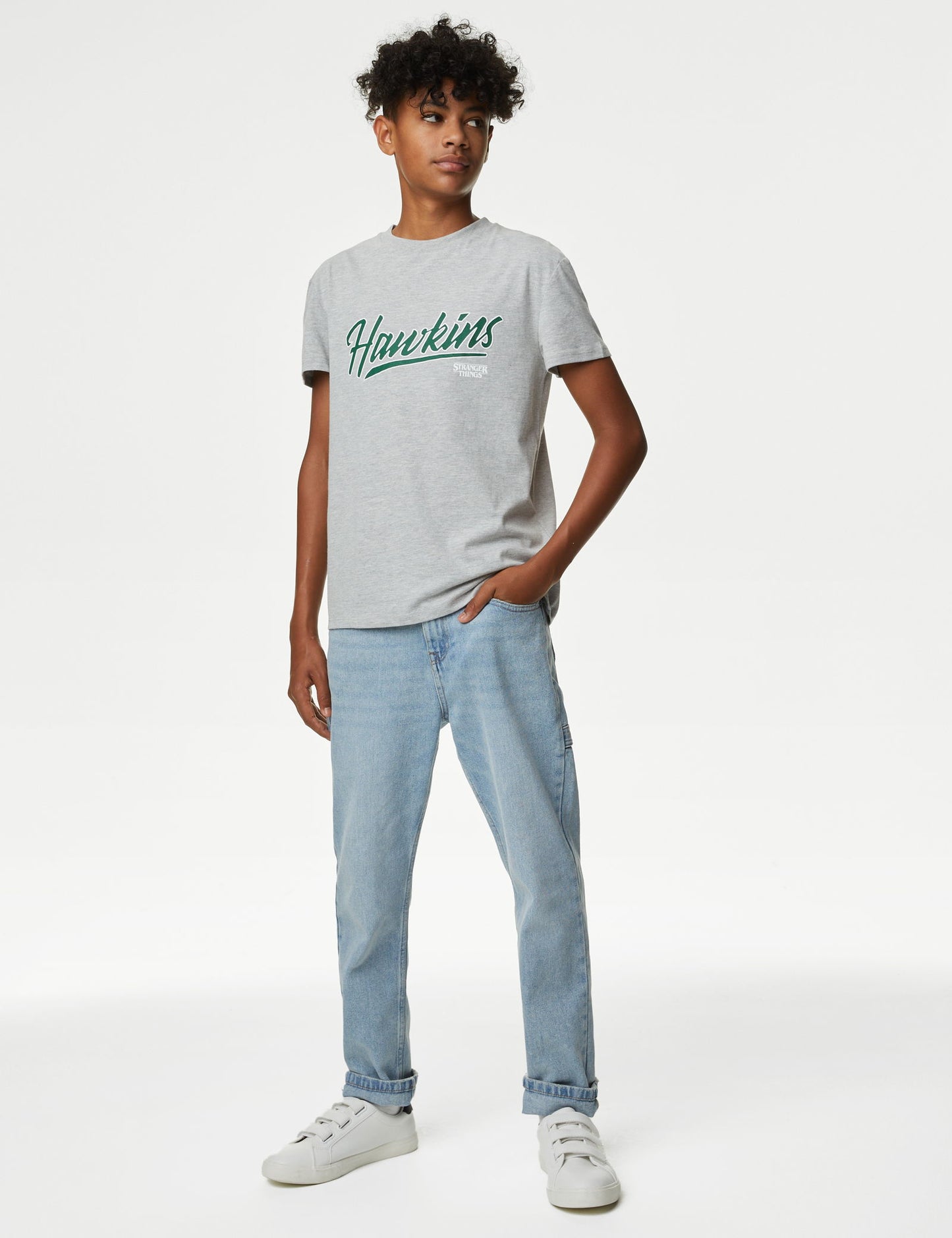 Kısa Kollu Stranger Things:trade_mark: T-shirt (6-16 Yaş)