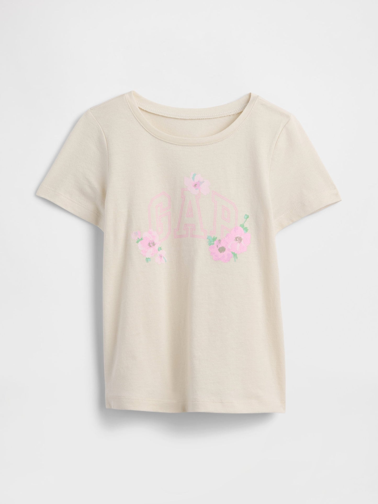 Kırık Beyaz Babygap Logo T-shirt