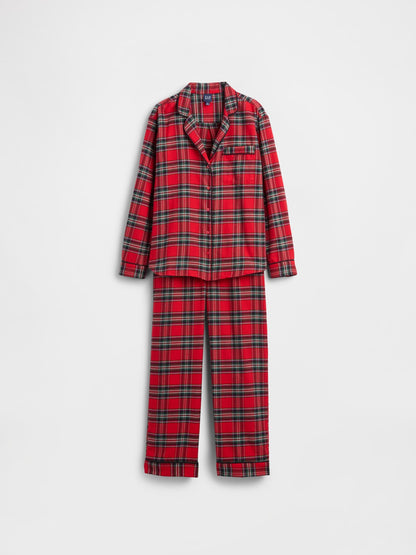 Kırmızı Softest Flannel Pijama Takımı