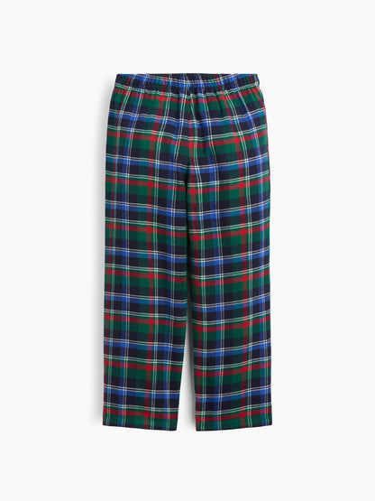 Çok Renkli Ekose Flannel Pijama Altı