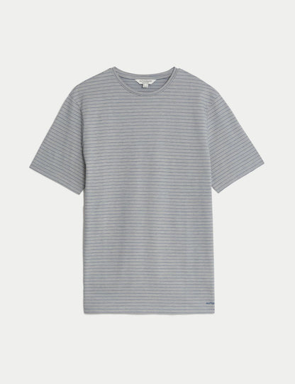 Saf Pamuklu Kısa Kollu T-shirt
