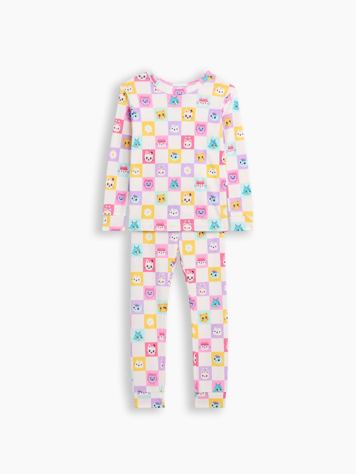 Pembe Gabby's Dollhouse Baskılı Pijama Takımı