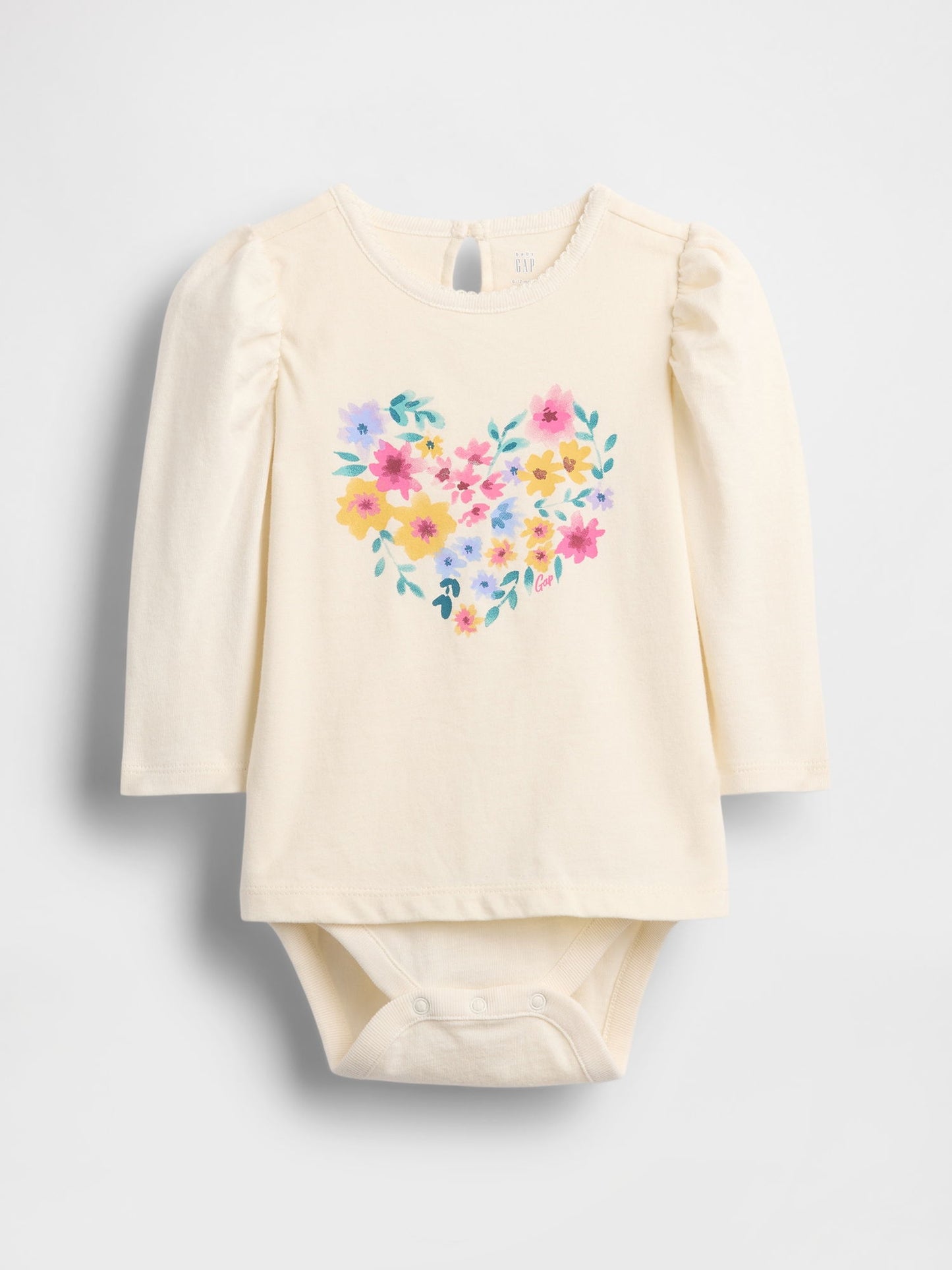 Çiçek Desenli Shirt Bodysuit