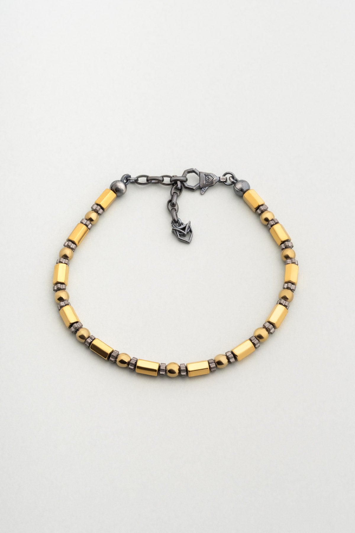 Hematit Taşlı Oksitli 22 Cm Gümüş Erkek Bileklik 1126536637