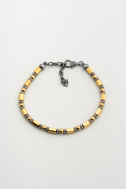 Hematit Taşlı Oksitli 22 Cm Gümüş Erkek Bileklik 1126536637