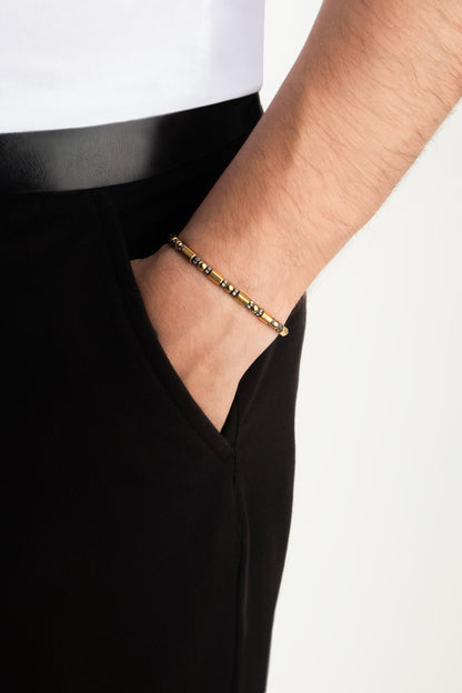 Hematit Taşlı Oksitli 22 Cm Gümüş Erkek Bileklik 1126536637