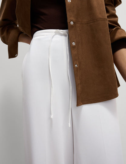 Yüksek Bel Wide Leg Pantolon