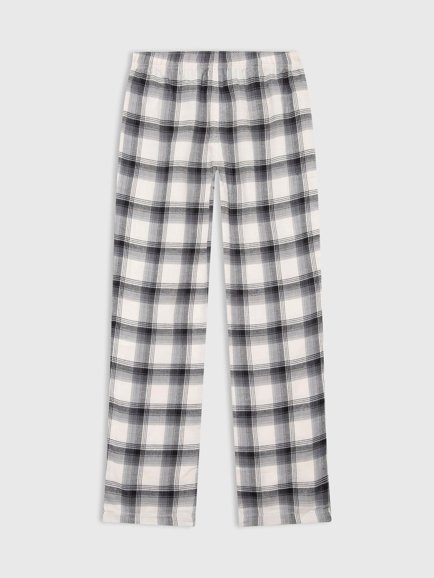 Siyah Ekose Desenli Pijama Altı
