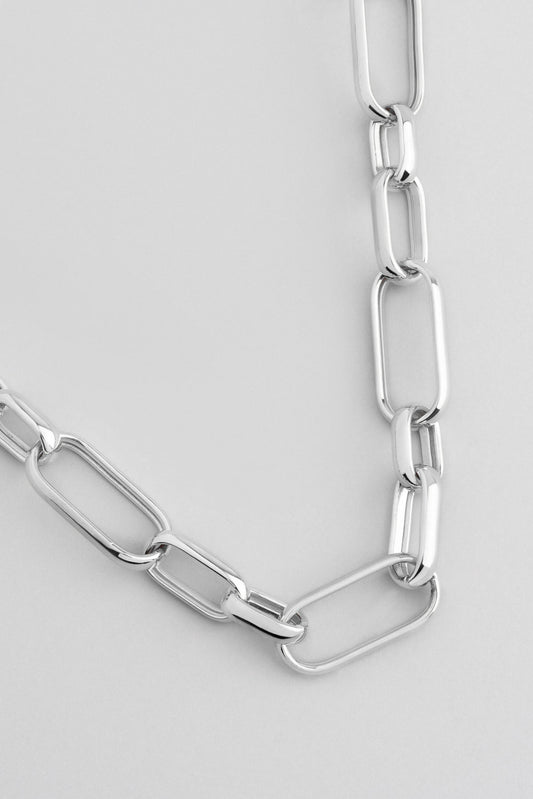 Ataç Model 18 Ayar Beyaz Altın Kaplama 45 Cm Gümüş Zincir Kolye 1158879999