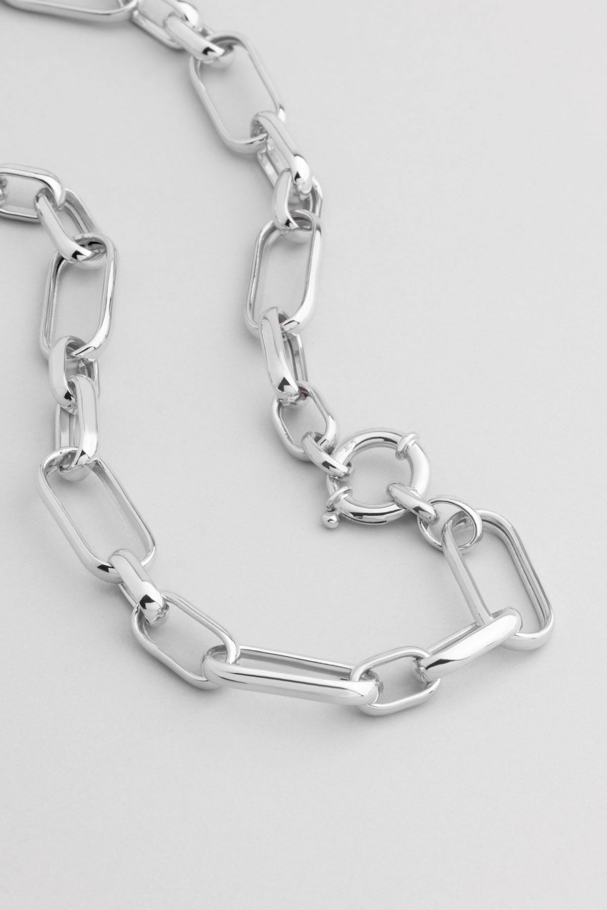 Ataç Model 18 Ayar Beyaz Altın Kaplama 45 Cm Gümüş Zincir Kolye 1158879999