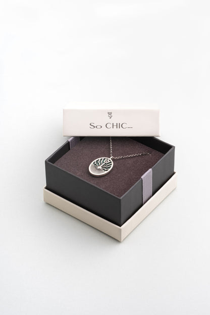 Atlantis 63 Cm Gümüş Erkek Malahit Kolye 1165350499