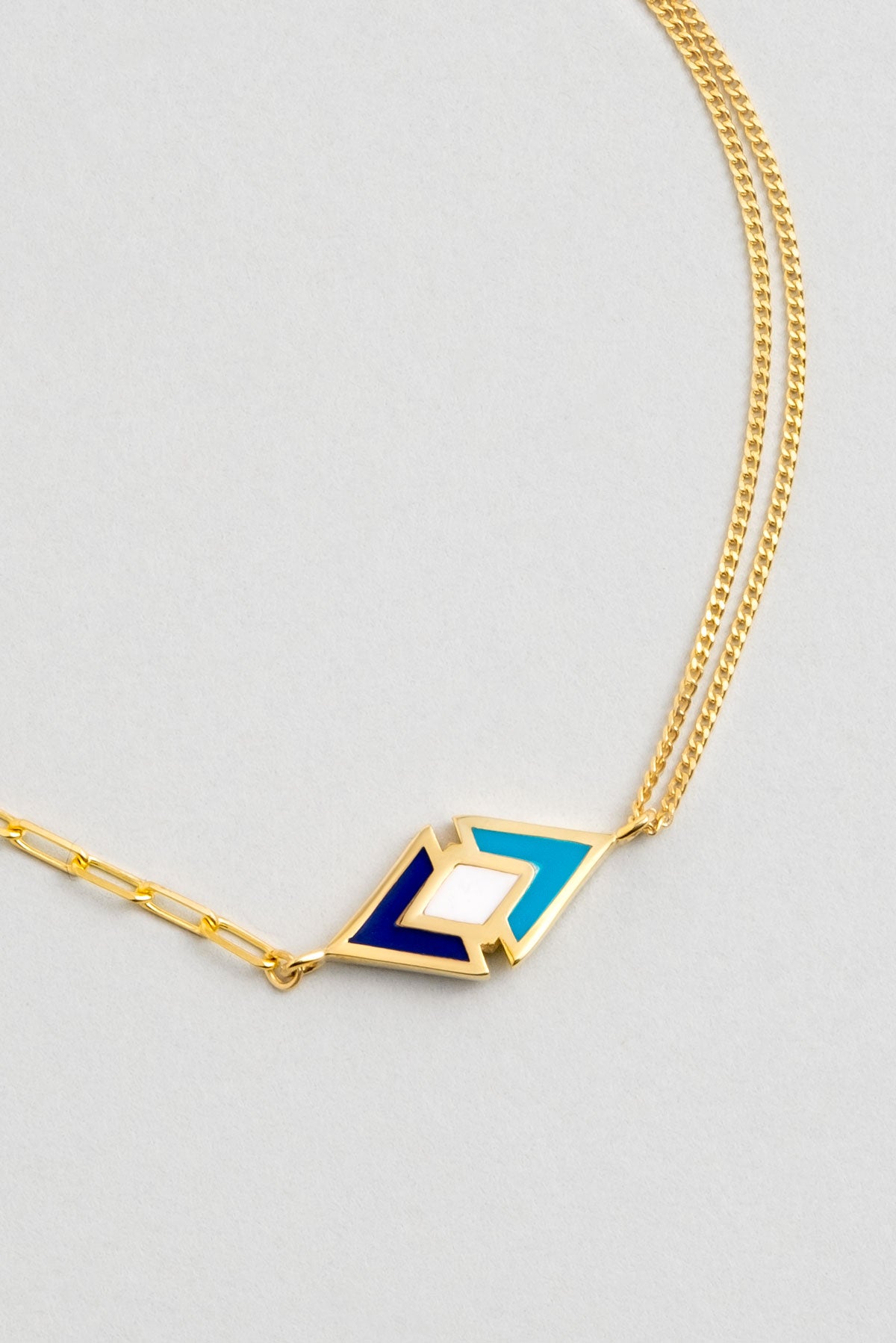 Nazar Ikonlu 18 Ayar Sarı Altın Kaplama 20 Cm Gümüş Şans Bilekliği 1165495744