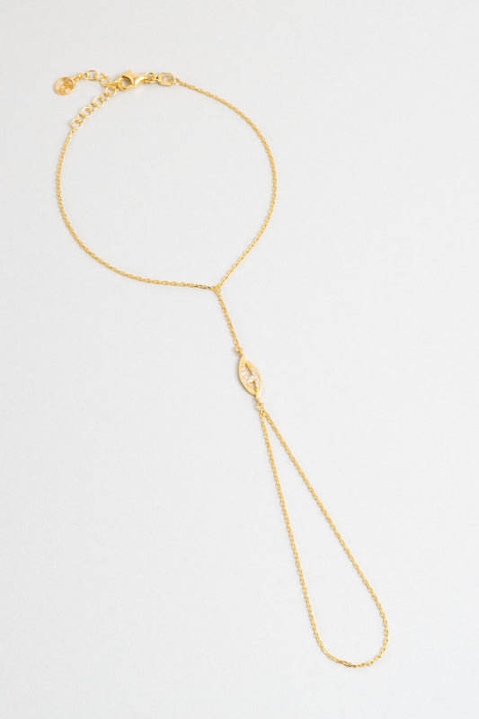 Minimal Göz 18 Ayar Sarı Altın Kaplama 20 Cm Gümüş Şahmeran 1169800144