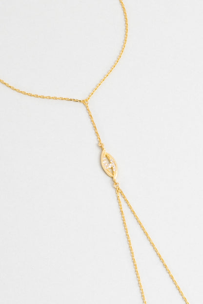 Minimal Göz 18 Ayar Sarı Altın Kaplama 20 Cm Gümüş Şahmeran 1169800144