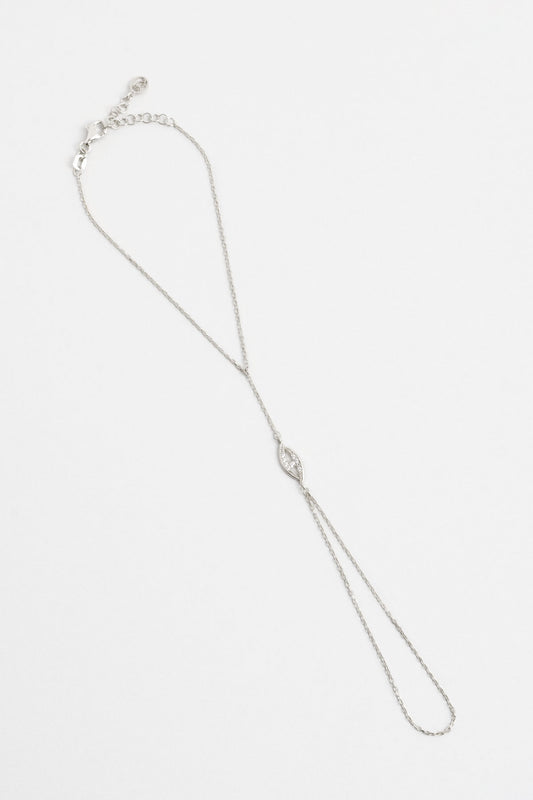 Minimal Göz 18 Ayar Beyaz Altın Kaplama 20 Cm Gümüş Şahmeran 1169800199