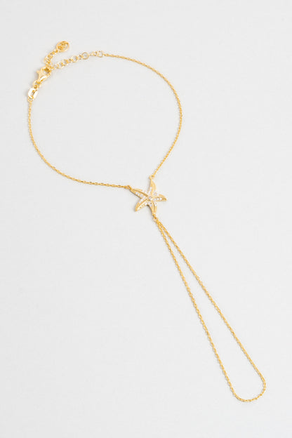 Deniz Yıldızı 18 Ayar Sarı Altın Kaplama 20 Cm Gümüş Şahmeran 1169820144