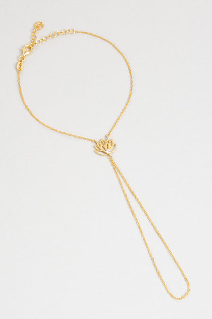 Nilüfer 18 Ayar Sarı Altın Kaplama 19 Cm Gümüş Şahmeran 1169830144