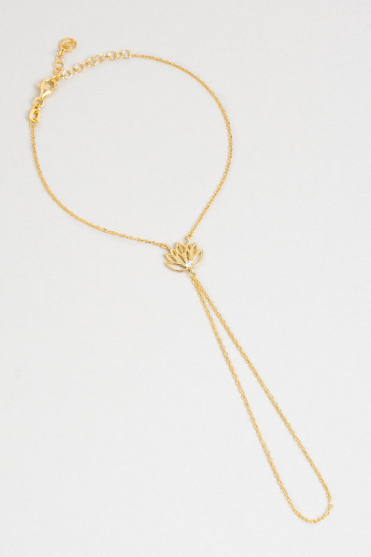 Nilüfer 18 Ayar Sarı Altın Kaplama 19 Cm Gümüş Şahmeran 1169830144