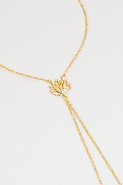 Nilüfer 18 Ayar Sarı Altın Kaplama 19 Cm Gümüş Şahmeran 1169830144