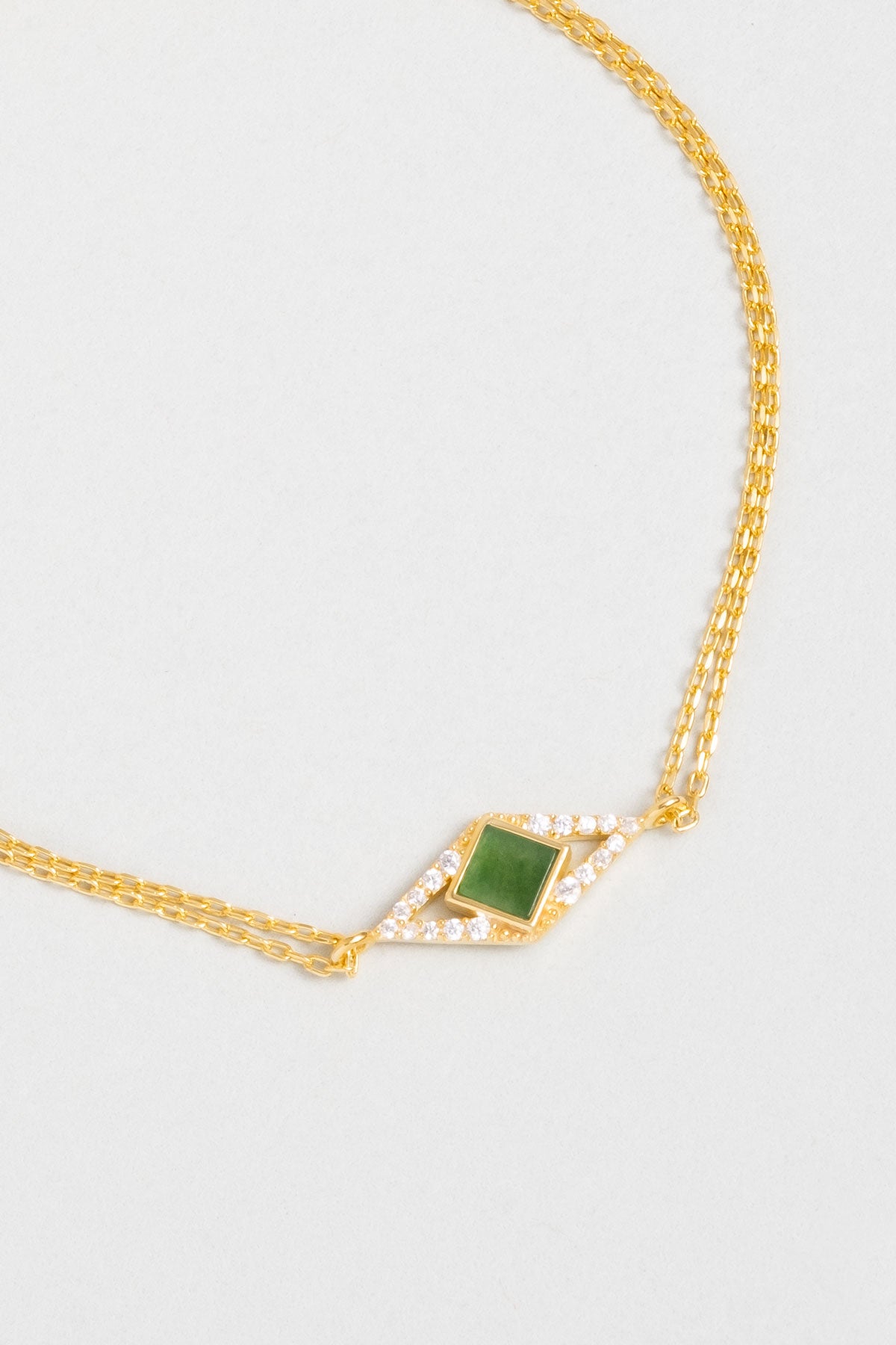 Ikonik Tasarım 18 Ayar Sarı Altın Kaplama 19 Cm Gümüş Bileklik 1170070444