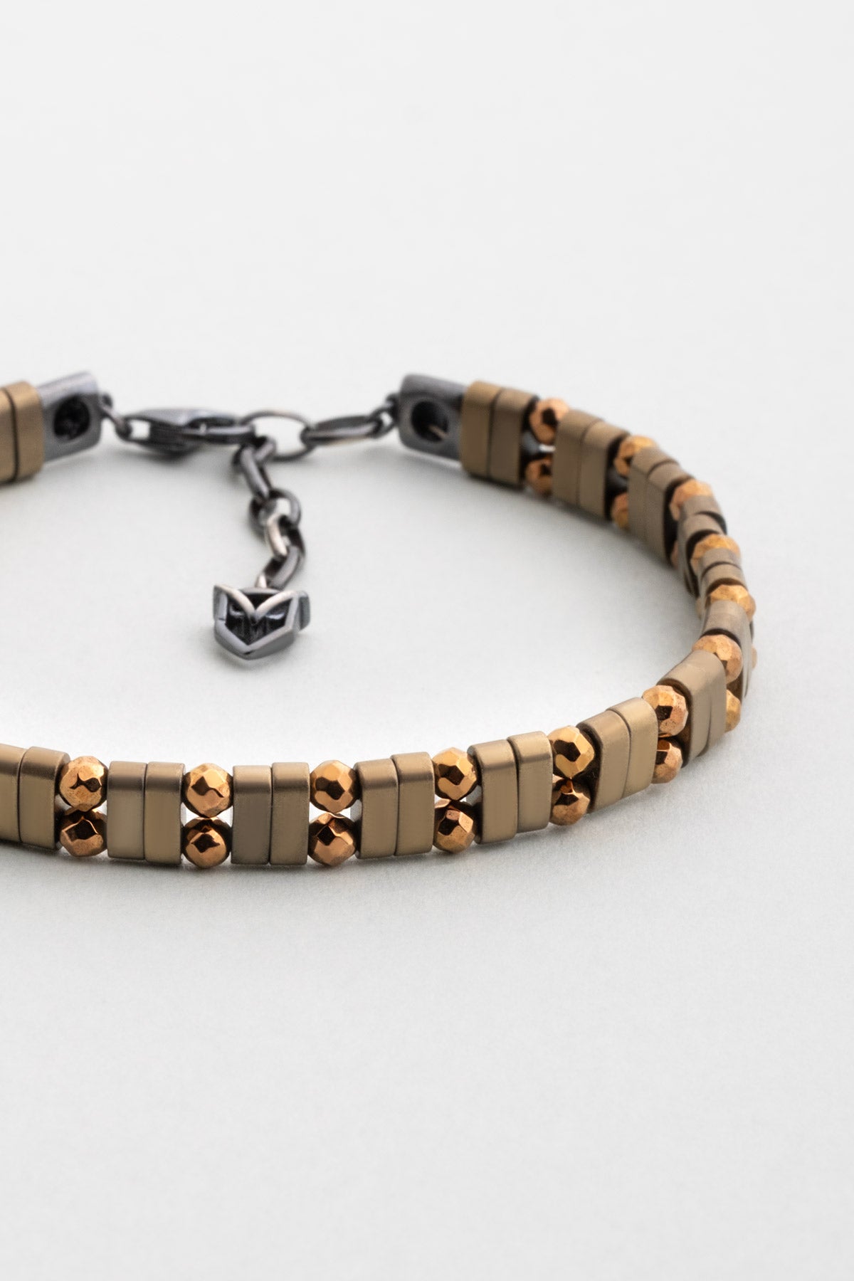 Hematit Taşlı Oksitli 20 Cm Gümüş Erkek Bileklik 1170326637