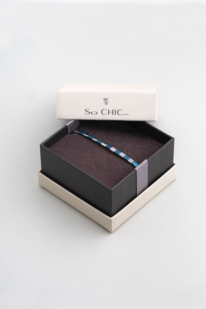 Hematit Taşlı 21 Cm Gümüş Erkek Bileklik 1170600599