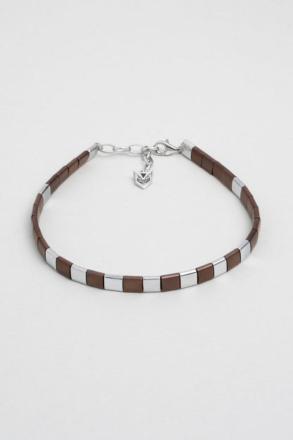 Hematit Taşlı 21 Cm Gümüş Erkek Bileklik 1170601199