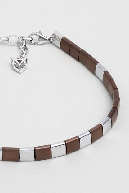 Hematit Taşlı 21 Cm Gümüş Erkek Bileklik 1170601199