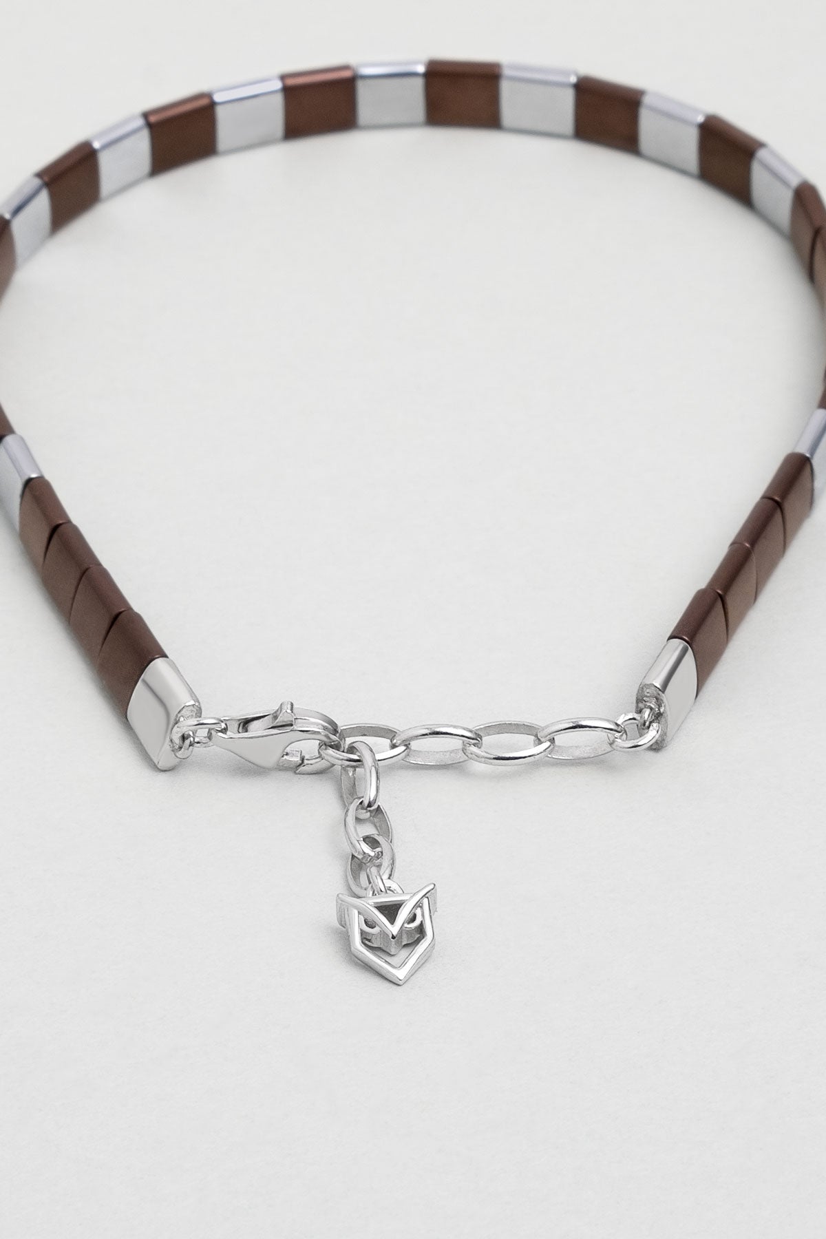 Hematit Taşlı 21 Cm Gümüş Erkek Bileklik 1170601199