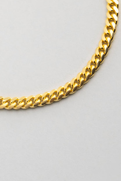 Modern 18 Ayar Sarı Altın Kaplama 18 Cm Gümüş Bileklik 1170664499