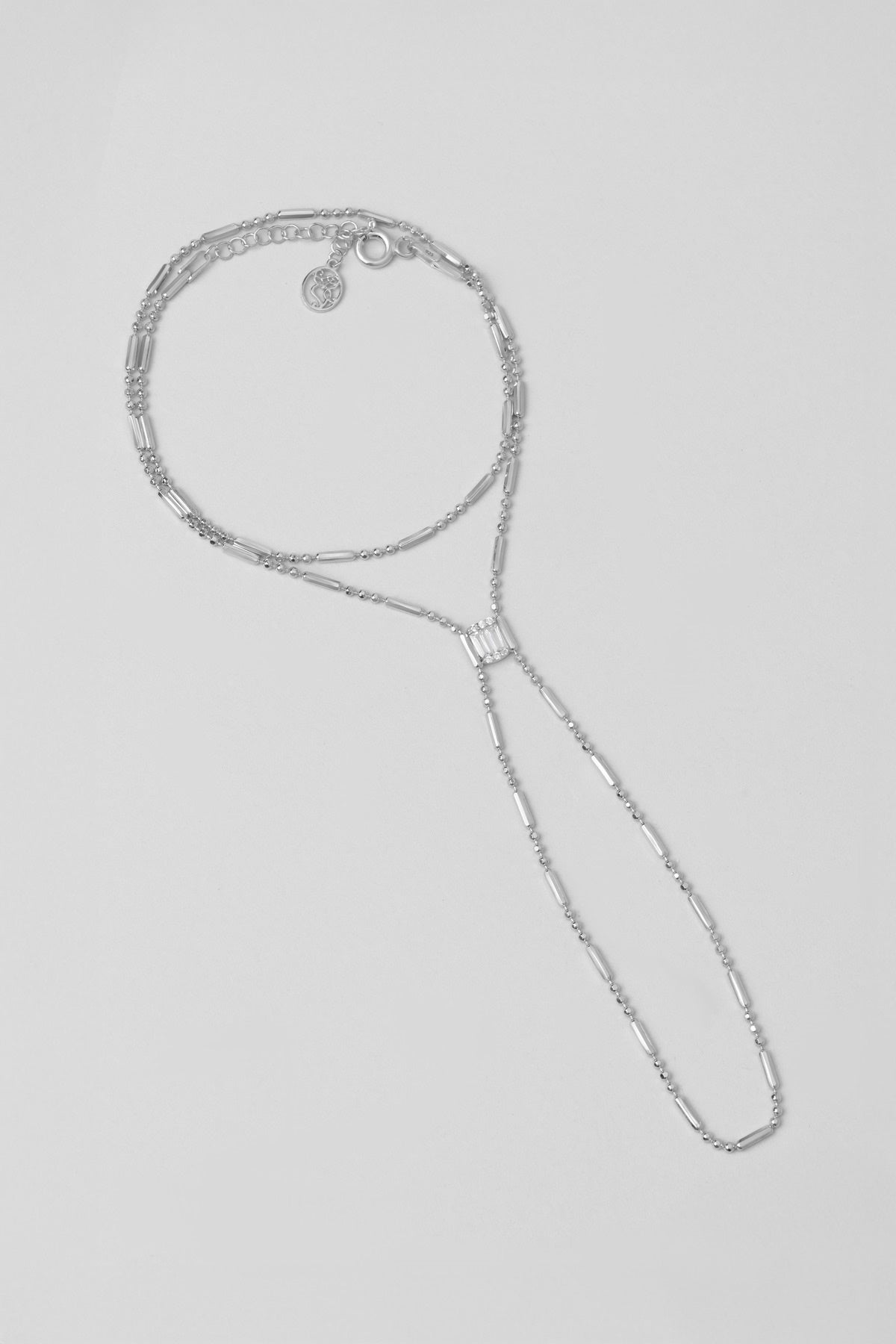 Luce 18 Ayar Beyaz Altın Kaplama 37 Cm Gümüş Şahmeran 1172390199