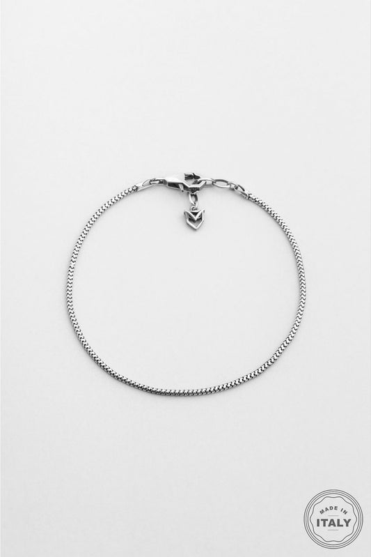 Minimal Tasarım Oksitli 21 Cm Gümüş Erkek Bileklik 1172673799