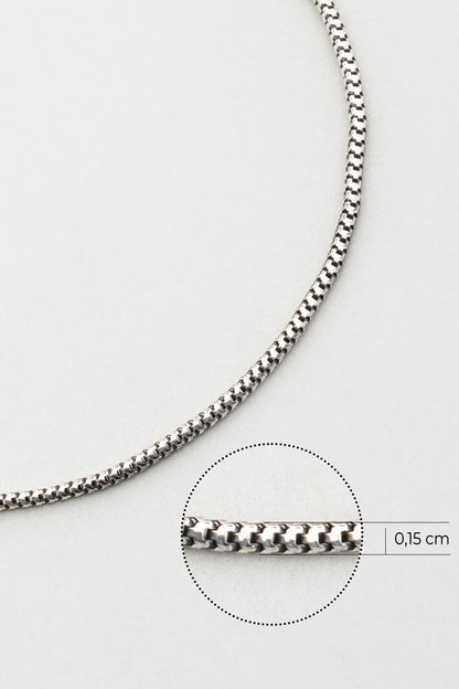 Minimal Tasarım Oksitli 21 Cm Gümüş Erkek Bileklik 1172673799