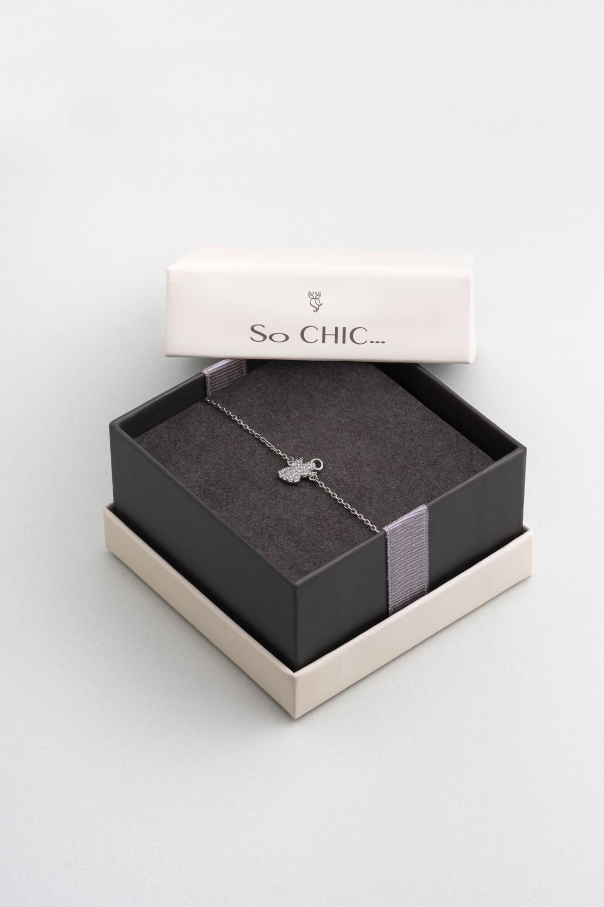 Little Angel 18 Ayar Beyaz Altın Kaplama 19 Cm Gümüş Bileklik 1174510199