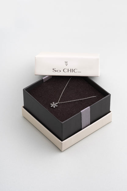 Elsa 18 Ayar Beyaz Altın Kaplama 45 Cm Gümüş Minimal Kolye 1174560199