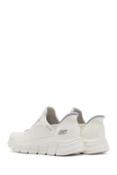Skechers Kadın Beyaz Bobs B Flex - Fan Fav Kalın Tabanlı Kumaş Sneaker