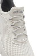 Skechers Kadın Beyaz Bobs B Flex - Fan Fav Kalın Tabanlı Kumaş Sneaker