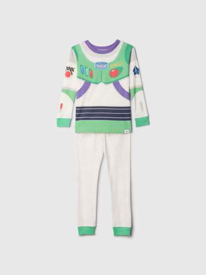 Yeşil %100 Organik Pamuk Toy Story Grafikli Pijama Takımı