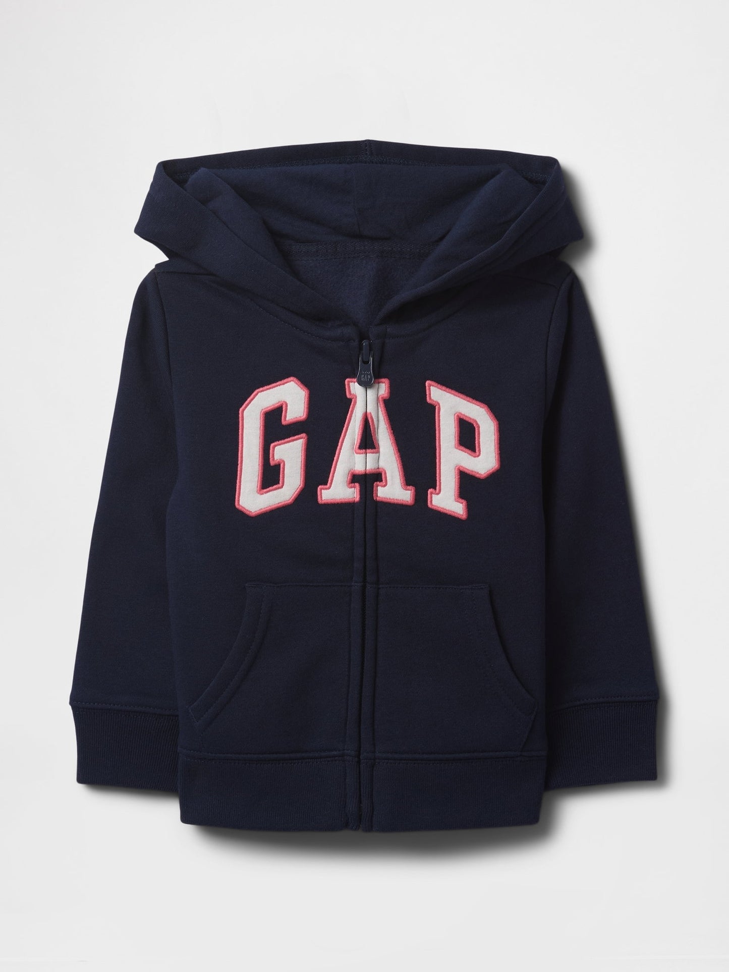 Lacivert Gap Logo Fermuarlı Kapüşonlu Sweatshirt