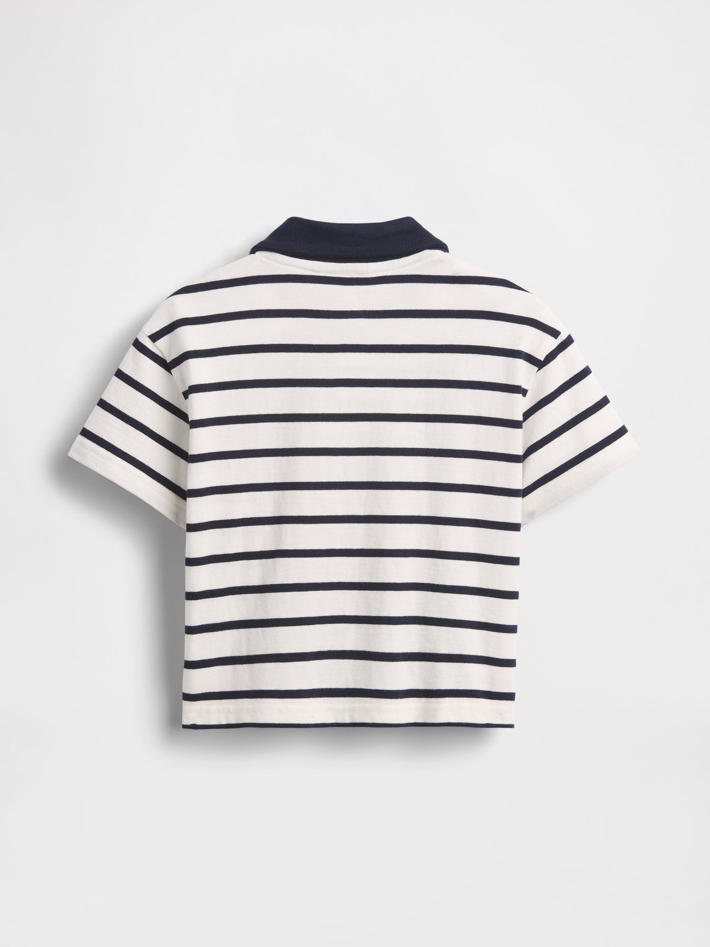 Lacivert Boxy Polo T-shirt